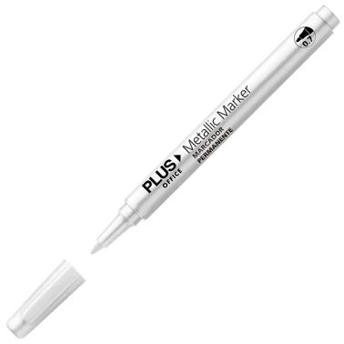 Rotulador permanente blanco