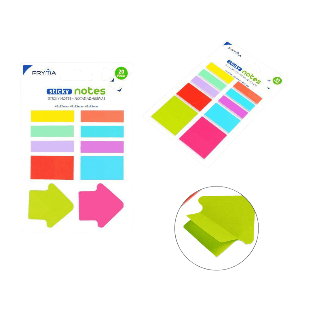 Pack de notas adhesivas