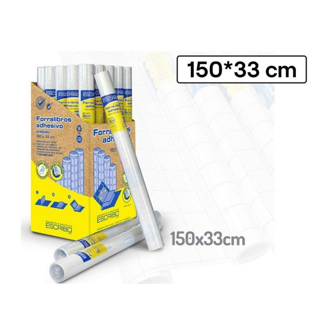 Rollo de forro de libros adhesivo